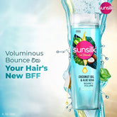 Sunsilk Oil Blends Coconut Oil & Aloe Vera Bouncy Volume Shampoo 200ml - ShopXonline